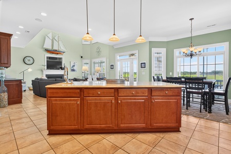 Kitchen to Living Area