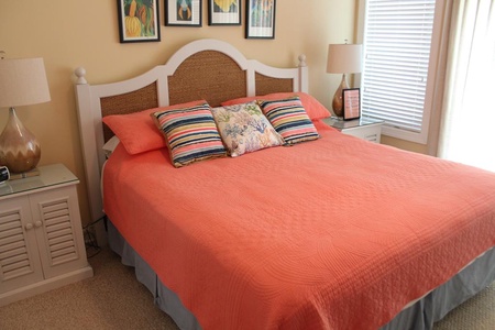 Bedroom 1 - Oceanfront Downstairs 