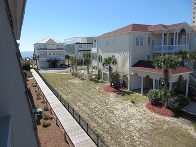 View From Deck Toward Ocean