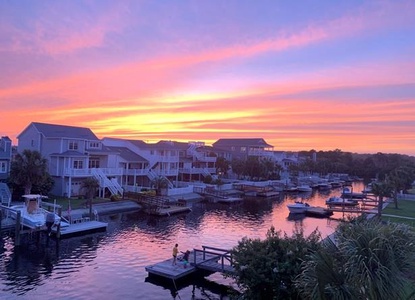 Sunset View From Deck