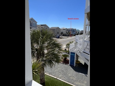 View of Beach Access From Deck