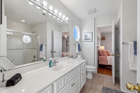 bathroom upstairs shared by bedroom 3 and 4