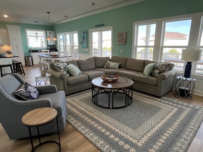 living area upstairs