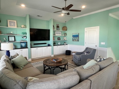 living area upstairs