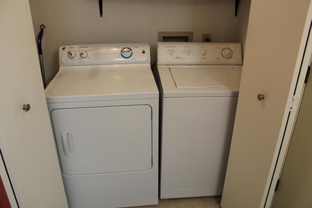 Wash/Dryer in Master Bedroom Bathroom