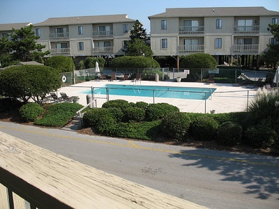 View From Street Side Deck - One of the Pools