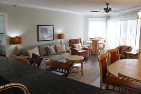 View From Kitchen to LR -Dining Area