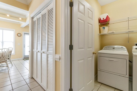 washer and dryer room