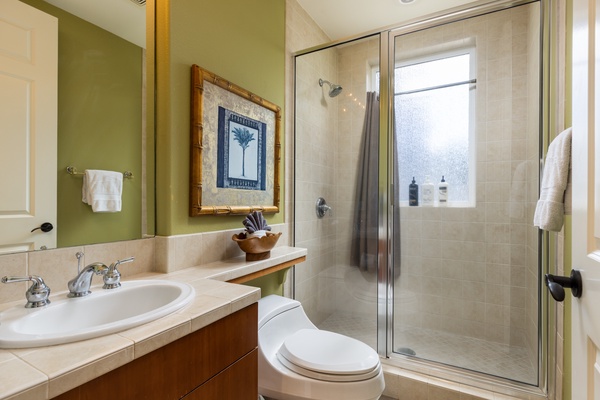 Guest Bathroom with walk in shower