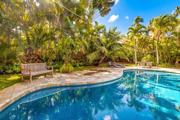 Cool off and take a refreshing dip in your private pool