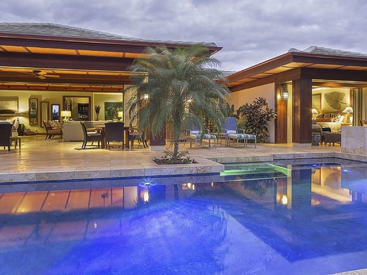 View Into The House From The Pool