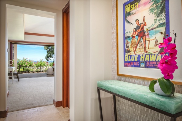 Entryway to the spectacular primary bedroom suite.