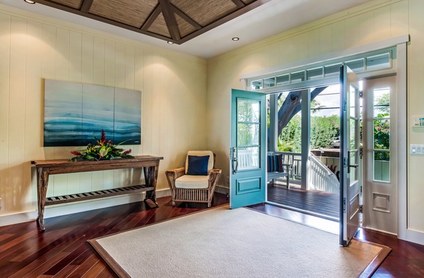 Front Entry Into Spacious Foyer