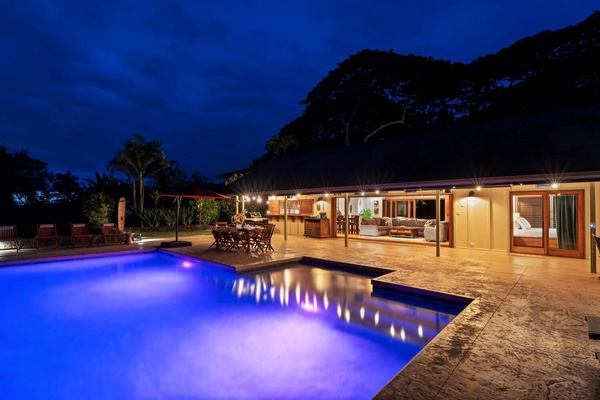 Cozy pool area.