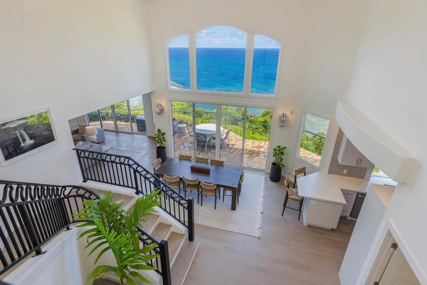 Looking into the Living Area from Upstairs