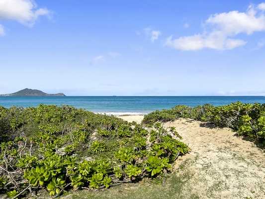 Enjoy early morning walks on the beach from your front door!