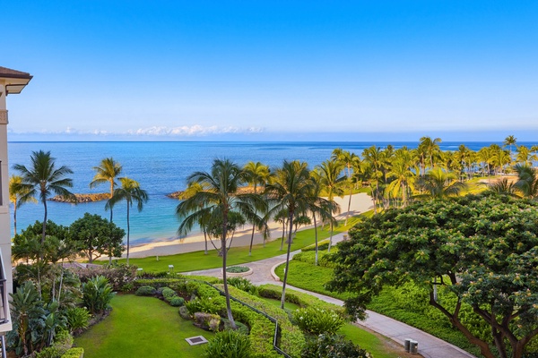 The private beach at Ko Olina Resort.