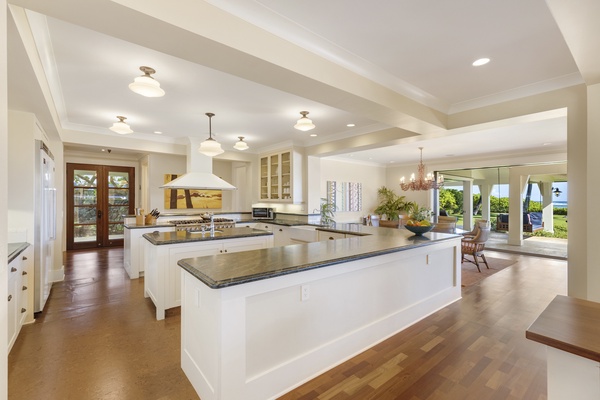 Open-concept kitchen