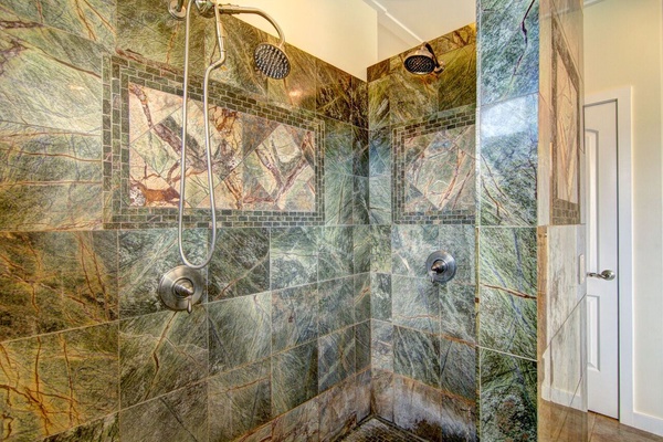 Primary bathroom walk-in shower