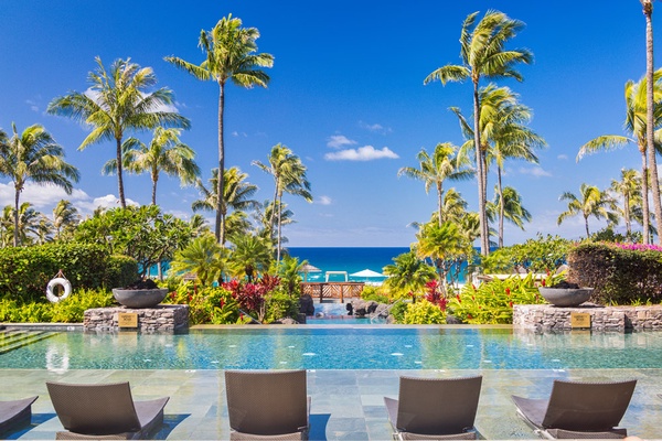 Upper Pools with Ocean Views