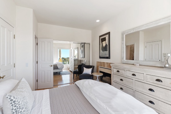 Bedroom #4 with large closet and sitting area