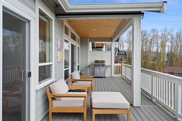 Step onto the wide balcony, where expansive space invites relaxation and immersive outdoor enjoyment