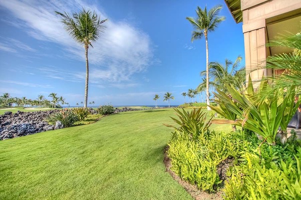 Just a short walk from the lanai to the Resort Pavillion