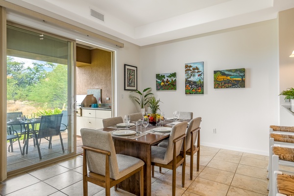 Elegant dining for six awaits in the dining area!