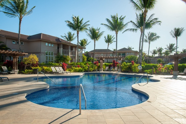 Swimming Pool and Wading Pool Just Steps From the Villa's Front Door