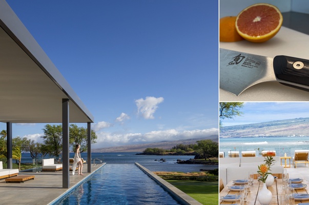 Experience a blend of luxury and nature featuring an infinity pool with ocean views.