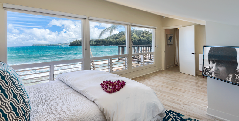 Wake up to stunning scenery.