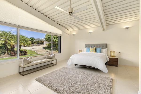 Fourth Bedroom with Garden Views