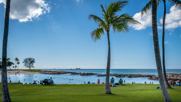 Ko Olina's world famous lagoons are great for swimming & snorkeling.