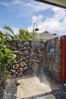 Primary bedroom outdoor shower