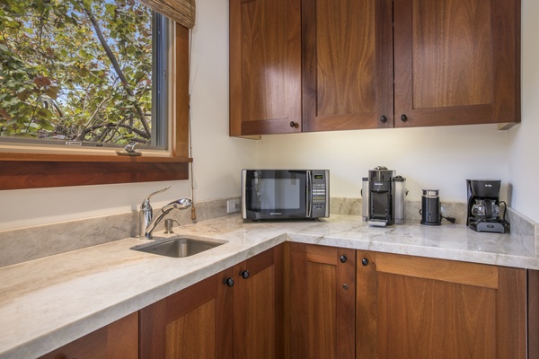 Kitchenette in the Ohana suite