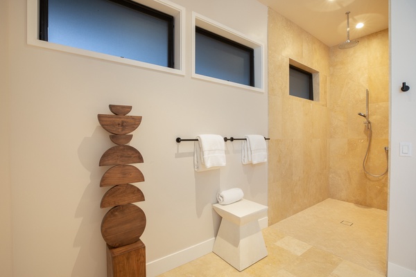 Ensuite with a walk-in shower.