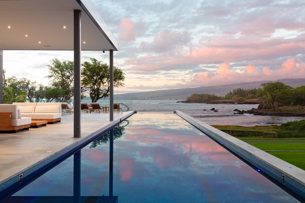 Take a refreshing dip in the stunning infinity pool merging seamlessly with the ocean horizon.