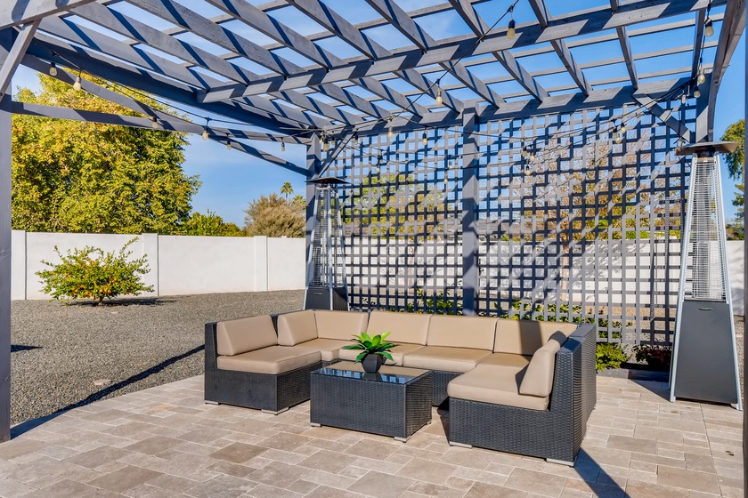 Enjoy an evening under the stars under the gazebo