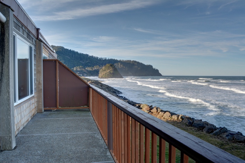 Deck view of Proposal Rock
