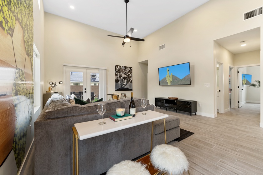 Living room and TV