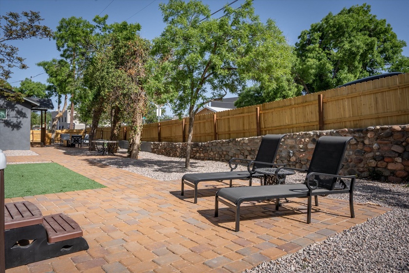 Backyard Lounging Area