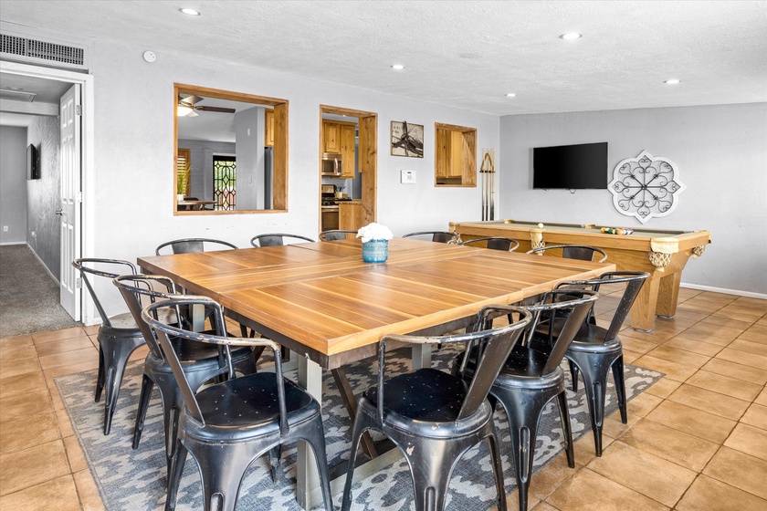 Dining Table and Game Room