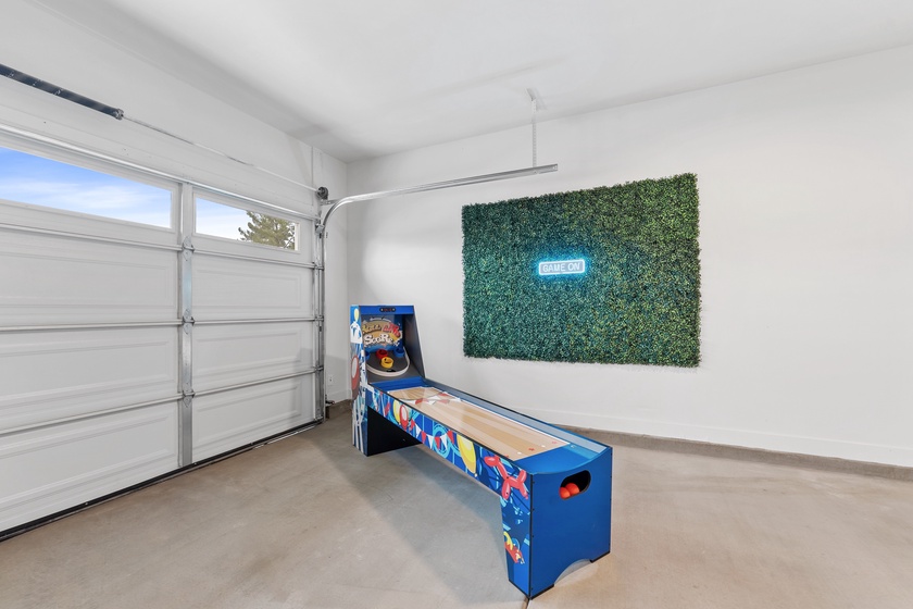 Ski ball in the game room