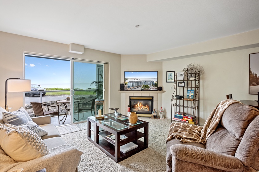 Living Room with Seating and View