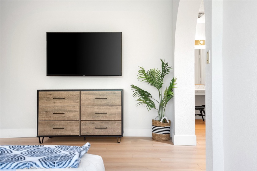 The Seaside Bohemian - TV in bedroom