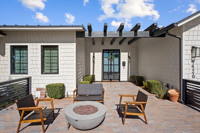 Front patio fire pit