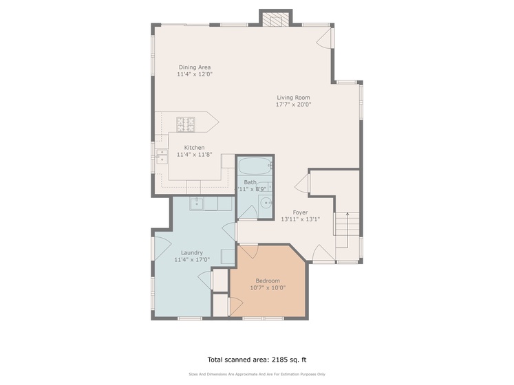 main floor layout