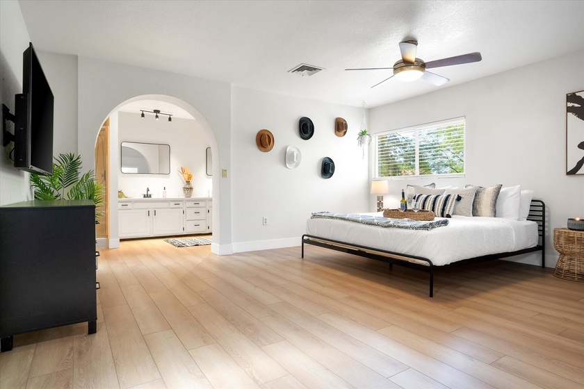 The Seaside Bohemian -Master Bedroom with King Size bed