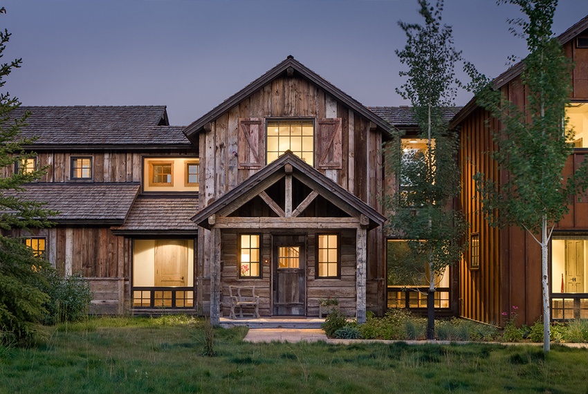 Front Exterior - Four Pines 77 - Teton Village, WY - Luxury Villa Rental