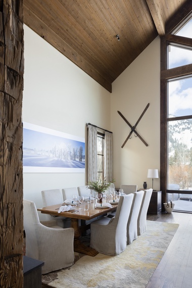 Dining - Fish Creek Lodge 08 - Teton Village, WY - Luxury Villa Rental